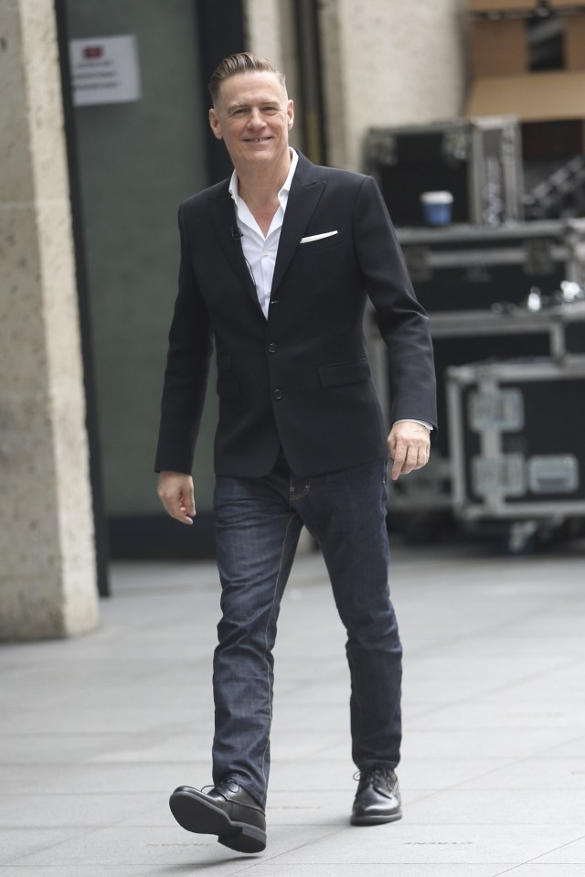 FAMEFLYNET - Brian Adams Looks Youthful On The One Show In London