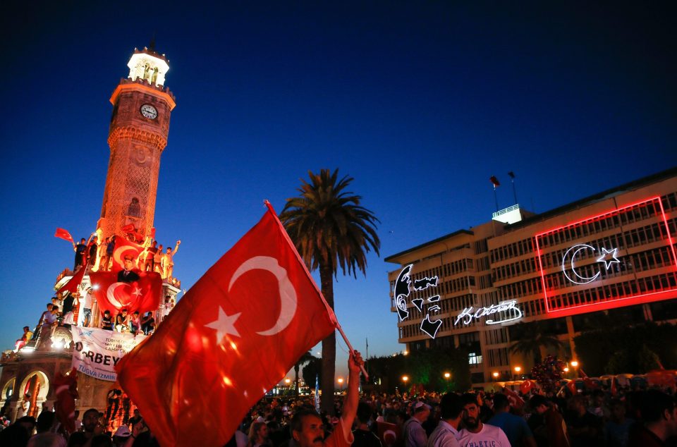 Smaller gatherings were held in other Turkish cities like Izmir