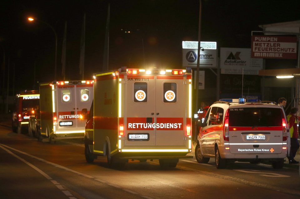 Alleged axe attack on train in northern Bavaria