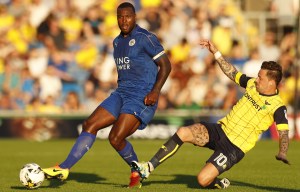 Wes Morgan featured against Oxford in Leicester's 2-1 pre-saeason victory hours after signing a new deal with the club