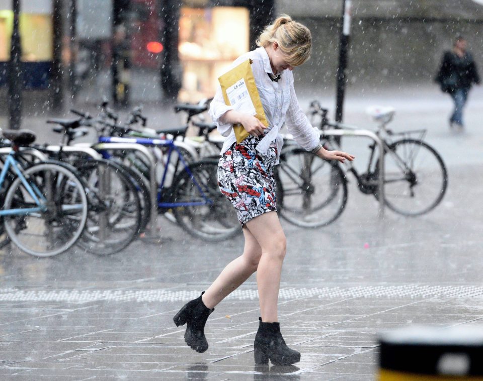 Storms have struck the north and Scotland but are heading south and should hit London by Friday