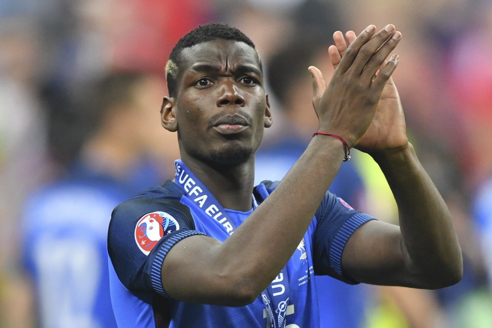 Paul Pogba's France finished runners up at the Euros