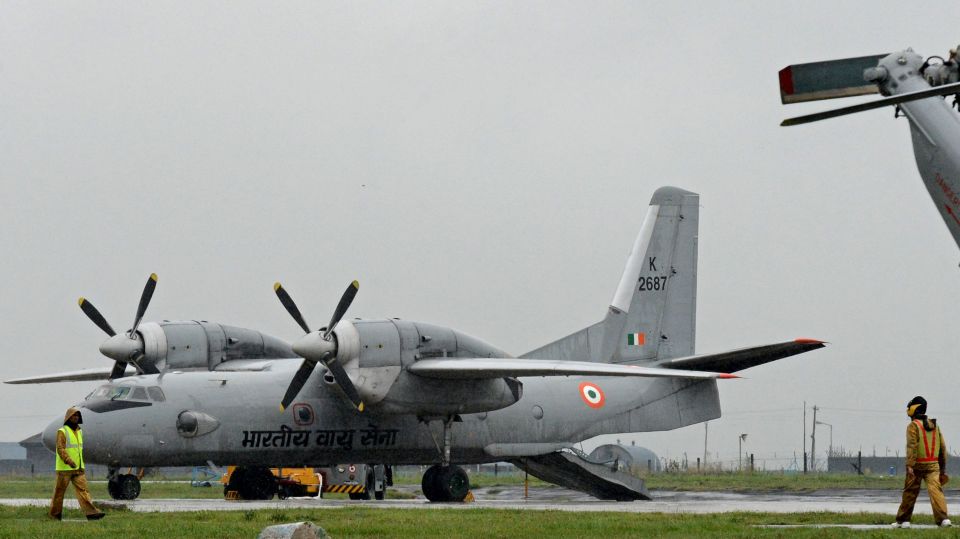 An Indian air force AN-32 transport aircraft has gone missing over the Bay of Bengal (stock image)