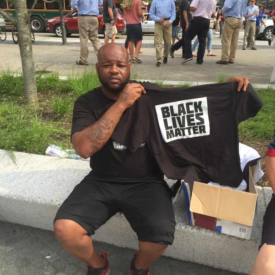 With Black Lives Matter activists making their feelings clear