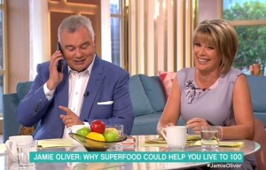 Watch the hilarious moment Eamonn Holmes takes a personal call live on This Morning