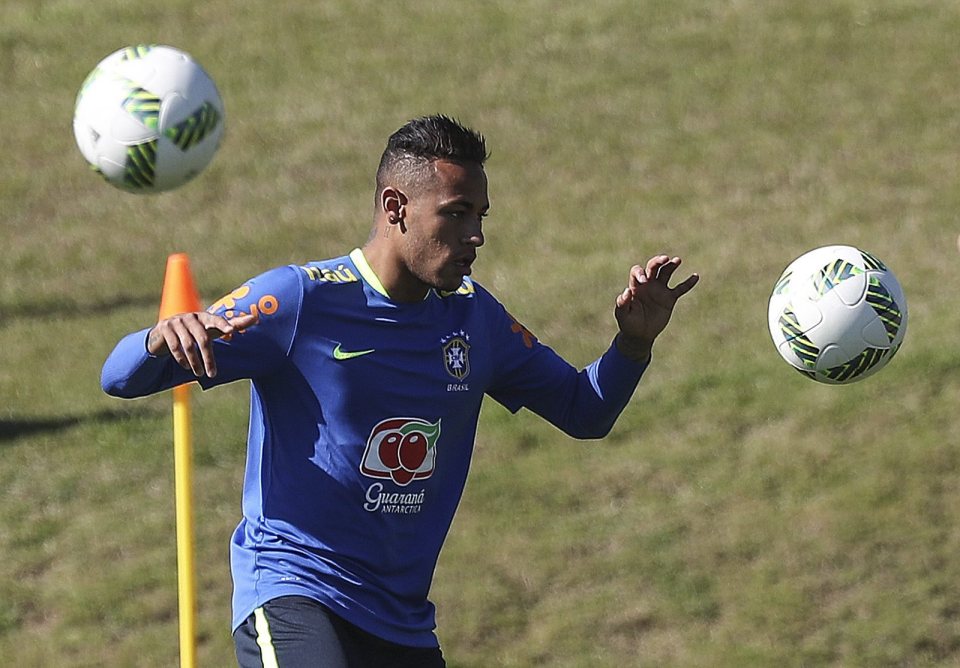 Neymar is currently in his homeland training for the Rio Olympics