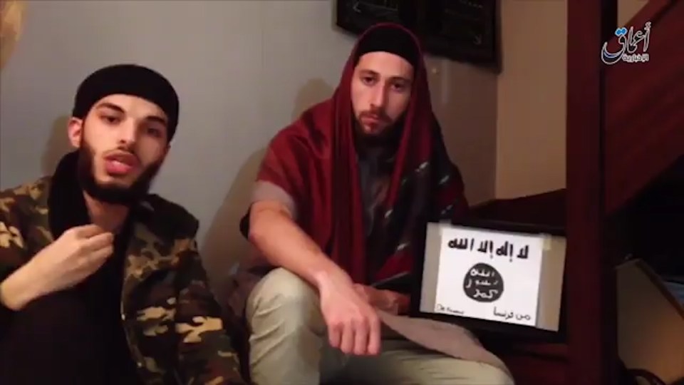 ISIS released the ranting footage this afternoon - barely a day after Father Jacques Hamel was butchered at the altar of his Normandy church