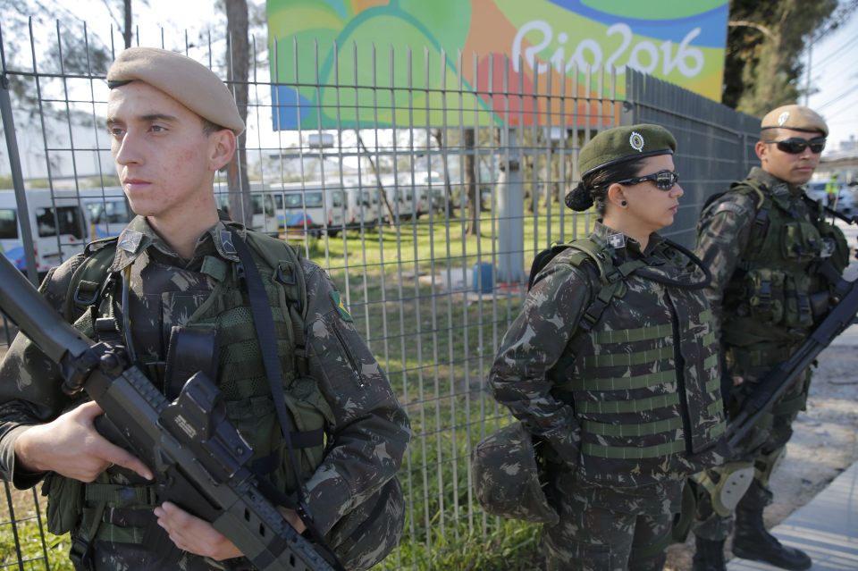 Many of the 85,000 staff employed to protect the Games have been trained in line with advice from American security experts