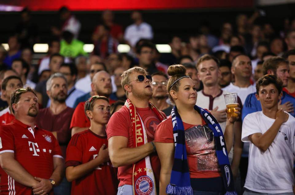 Over 44,000 fans were in attendance at Soldier Filed for the glamour friendly