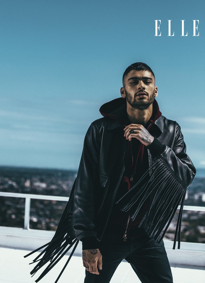 Zayn Malik spoke to Elle Uk about relocating to the US from the UK