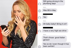 ‘I have a very high sex drive for 66’: Mum accidentally adds her DAUGHTER into sext chat