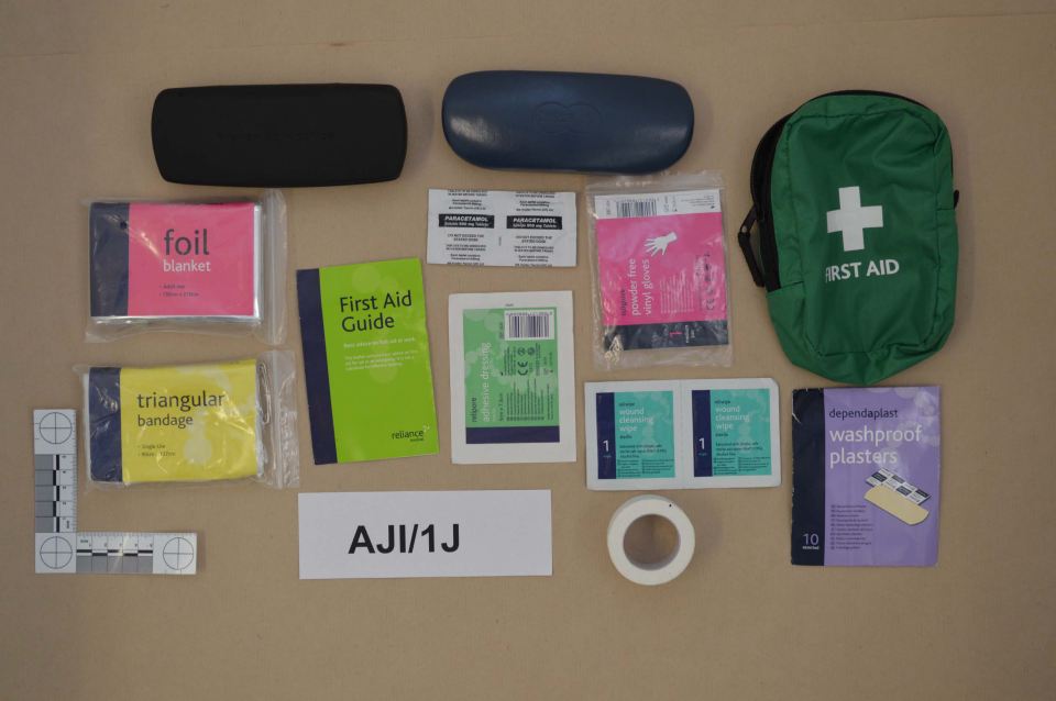 The teen had also packed medical gear alongside his extremist material