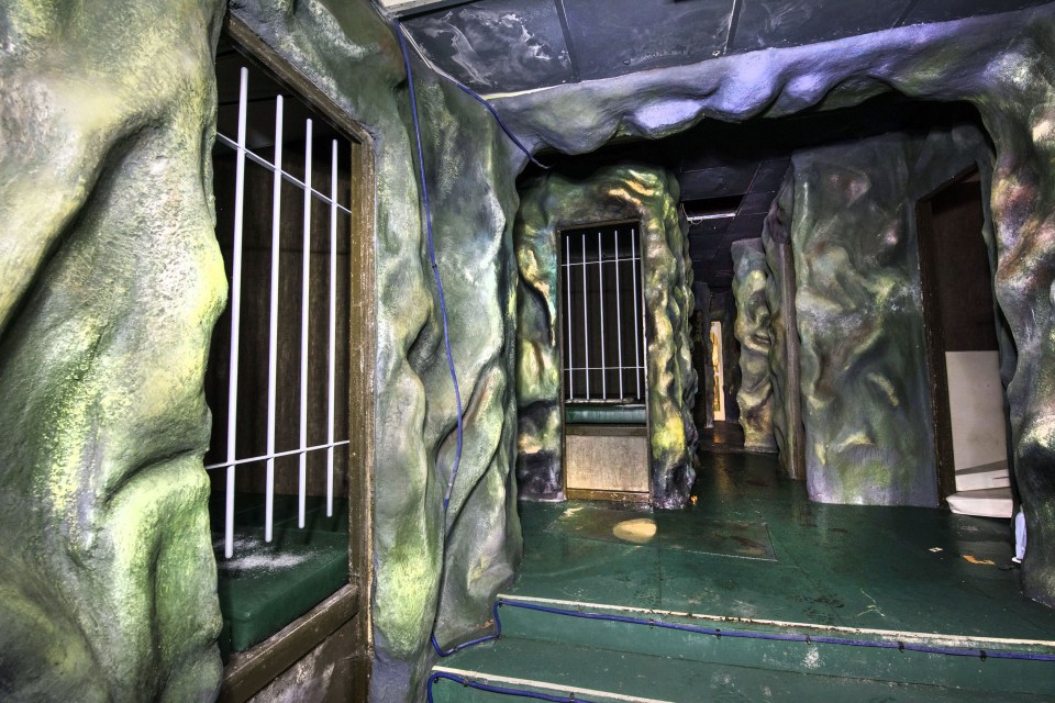 These underground dungeons would have been perfect for kinky sex sessions
