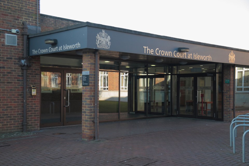Main entrance to Isleworth Crown Court, Ridgeway Road Isleworth, Middlesex, TW7 UK.