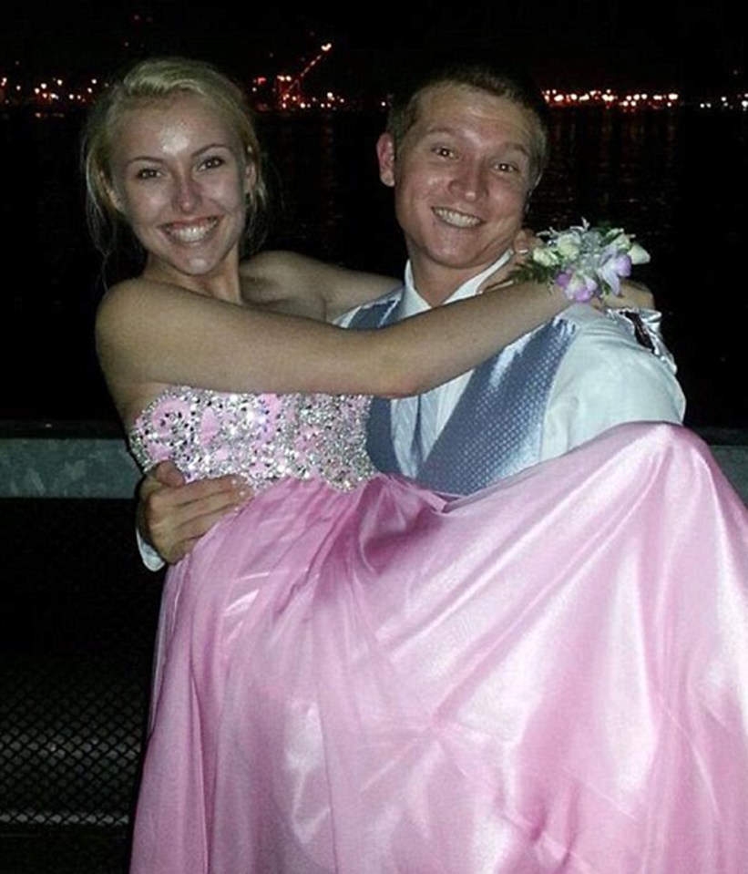 Jake Long, pictured with his girlfriend at prom, was also one of those who died