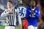 Alvaro Morata and Romelu Lukaku