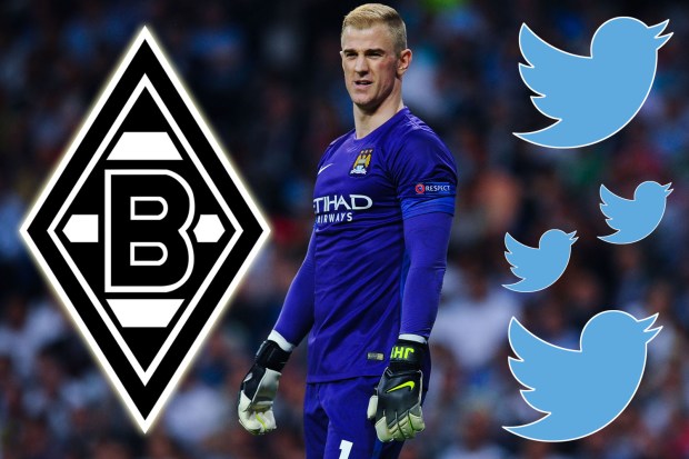 Joe Hart Twitter Spat With Borussia Monchengladbach
