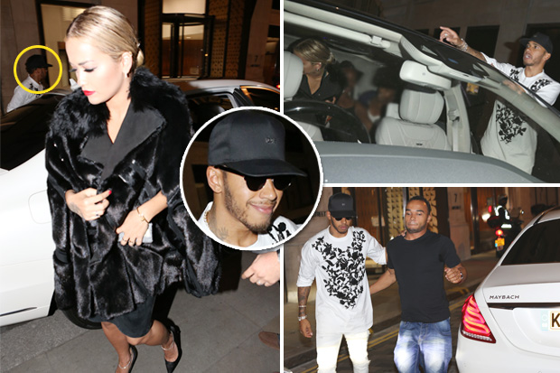 Lewis Hamilton and Rita Ora