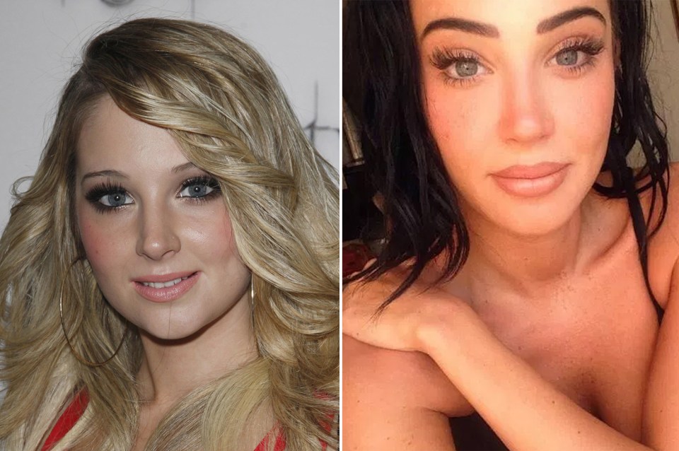 Tulisa while still in N-Dubz looking dramatically different to now