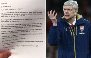'Ex-Arsenal employee' claims he quit his job after Arsene Wenger blamed lack of signings on paying staff