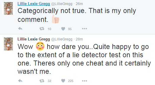 Lillie quickly denied all allegations 