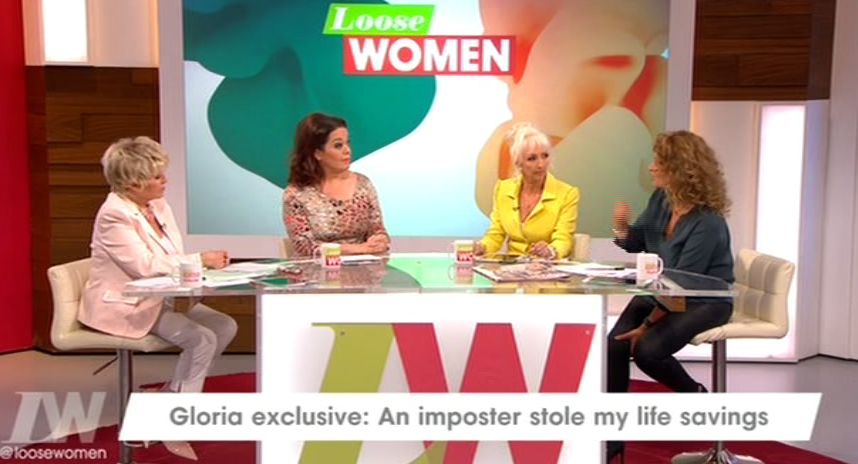 Gloria's Loose Women co-stars couldn't quite believe what had happened 