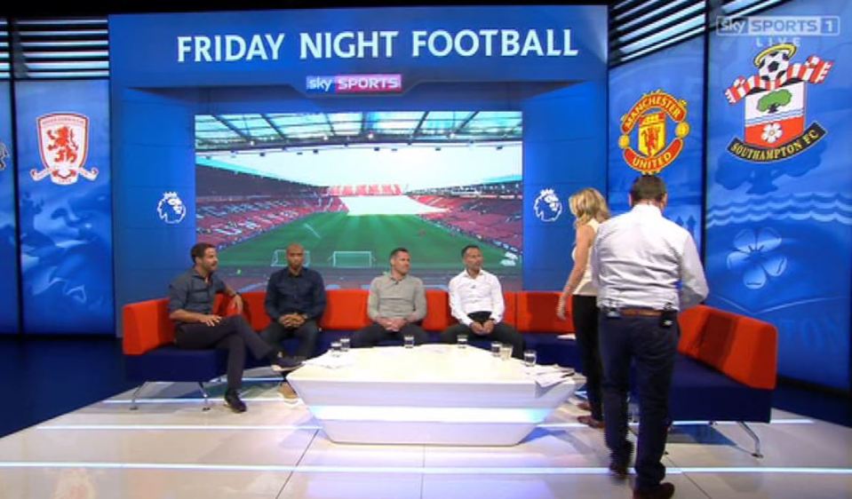 Jamie Redknapp, Thierry Henry, Jamie Carragher and Ryan Giggs all featured as pundits