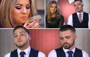 Watch the awkward moment woman on First Dates is keen to switch her man... for his best mate