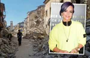 composite lily allen and earthquake