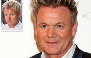 Gordon Ramsay continues dramatic transformation as he overdoes the make-up in Vegas