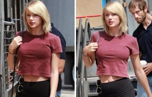 Taylor Swift sparks boob job speculation as she looks busty