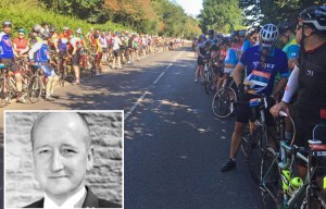 Cyclist who died in 100 mile race was cancer-survivor raising money to fight disease which killed his dad