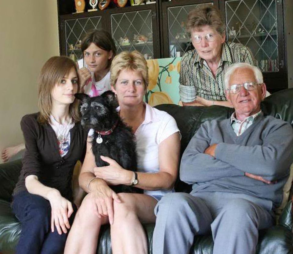 Sammis mum, centre, feared that her daughter would die