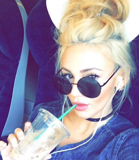 The actress went blonde for a new TV role