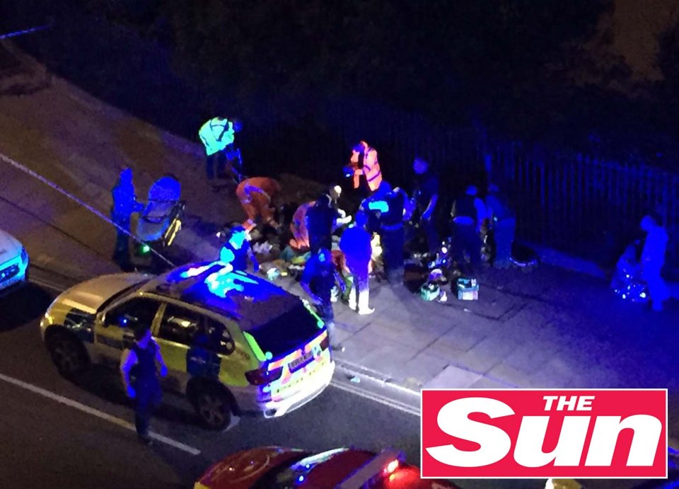 The American victim was treated on the ground following the attack. The other victims hailed from Australia, Israel, Britain and the USA, police confirmed this afternoon
