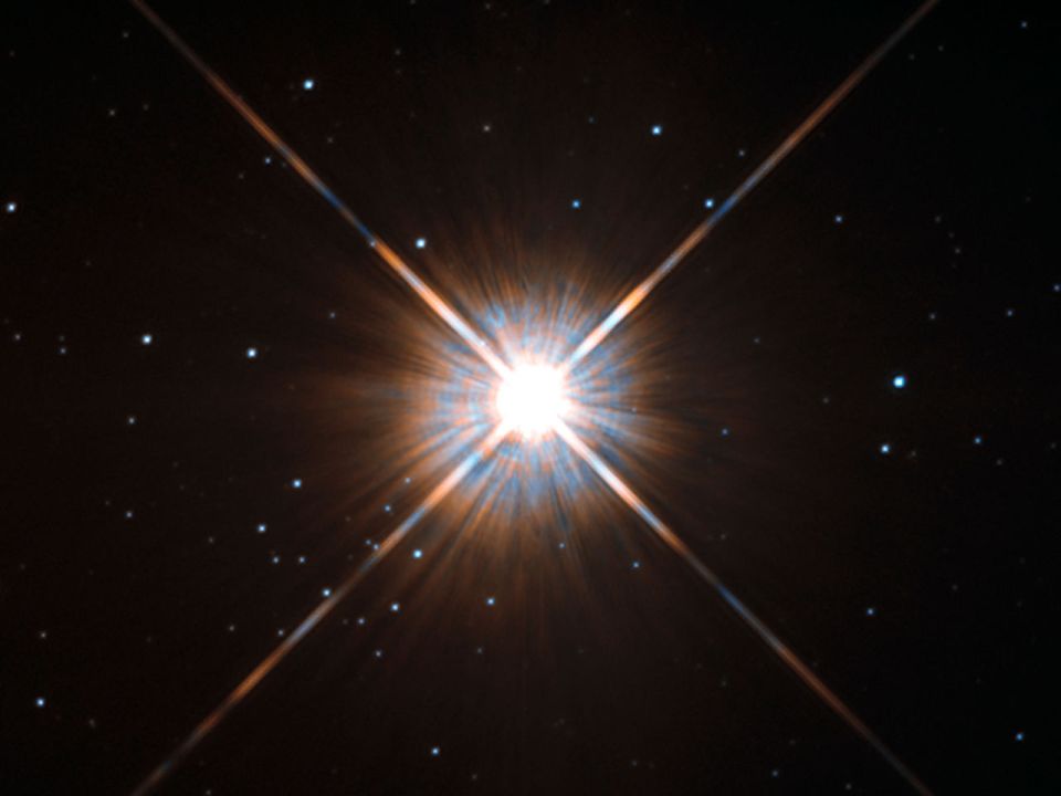 A shot of Promixa Centauri snapped by the Hubble Telescope