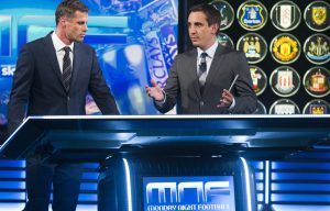 Jamie Carragher and Gary Neville