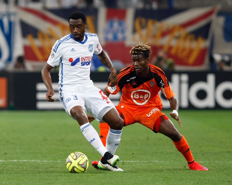 Didier Ndong, on the right here, has signed for Sunderland in a club record deal