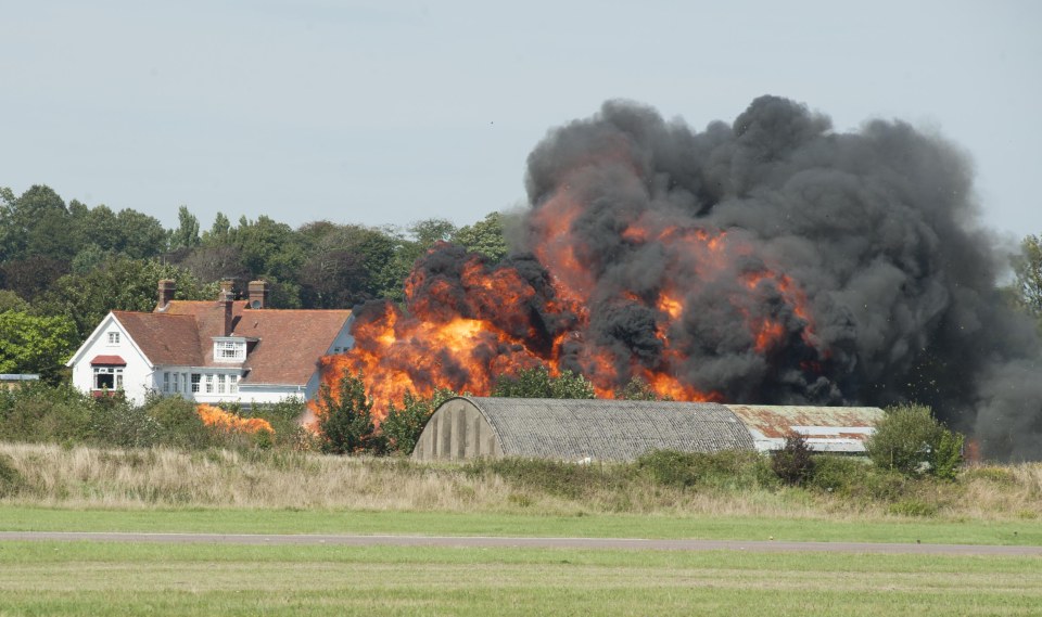 Fireball . . . shocking crash at airshow stunned locals last year