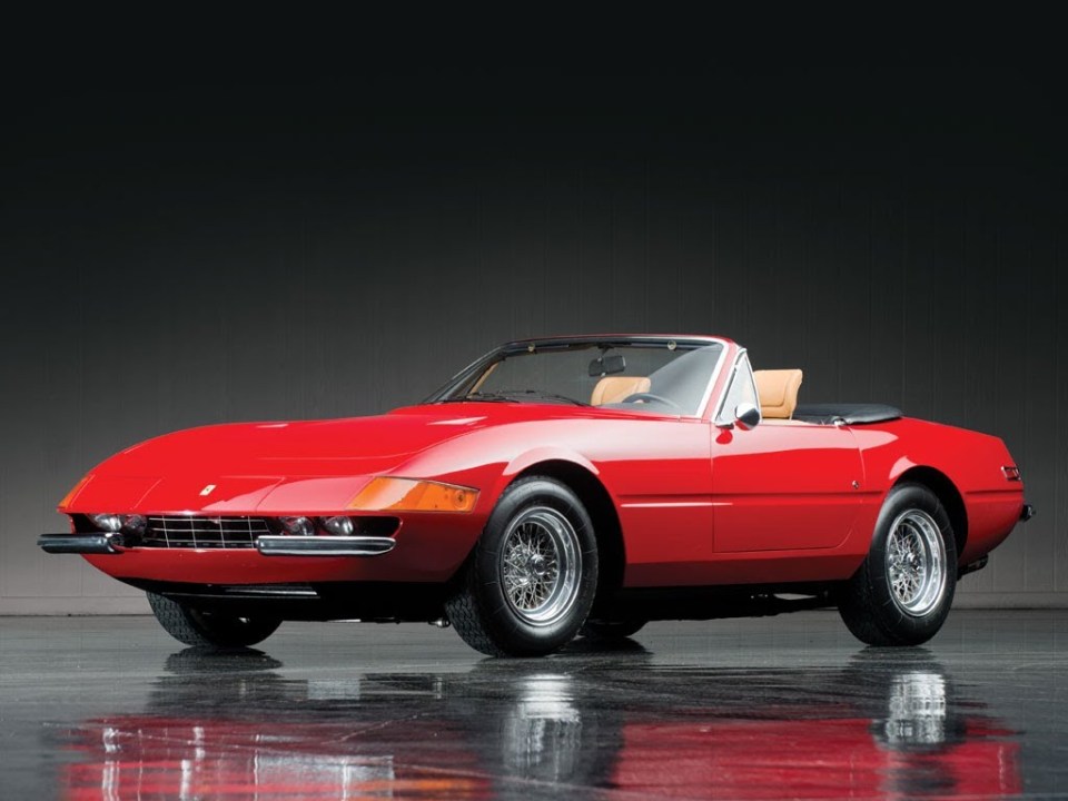 The regular Ferrari Daytona is one of the world's most sought after cars and was the fastest car on the planet int 1974