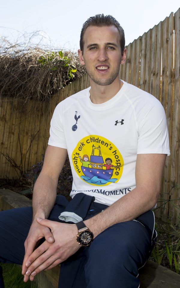 Harry Kane supports the Noah's Ark Children's Hospice