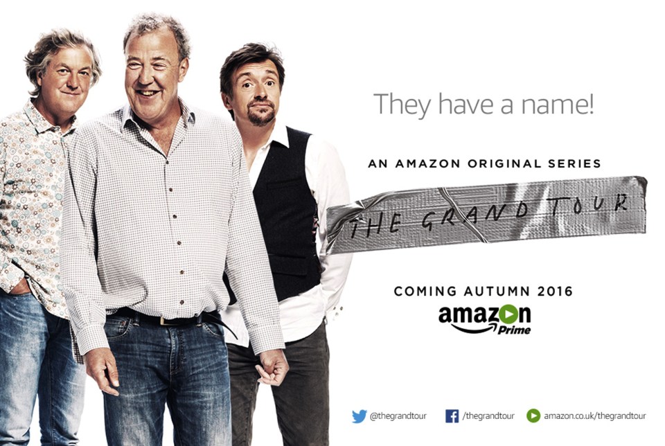 Former Top Gear hosts James, Richard Hammond and Jeremy Clarkson are joining forces once again for the new show due to launch later this year
