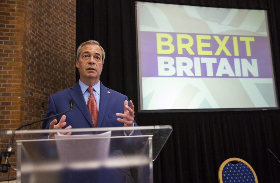 Nigel Farage stood down as Ukip leader after Britain voted for Brexit 