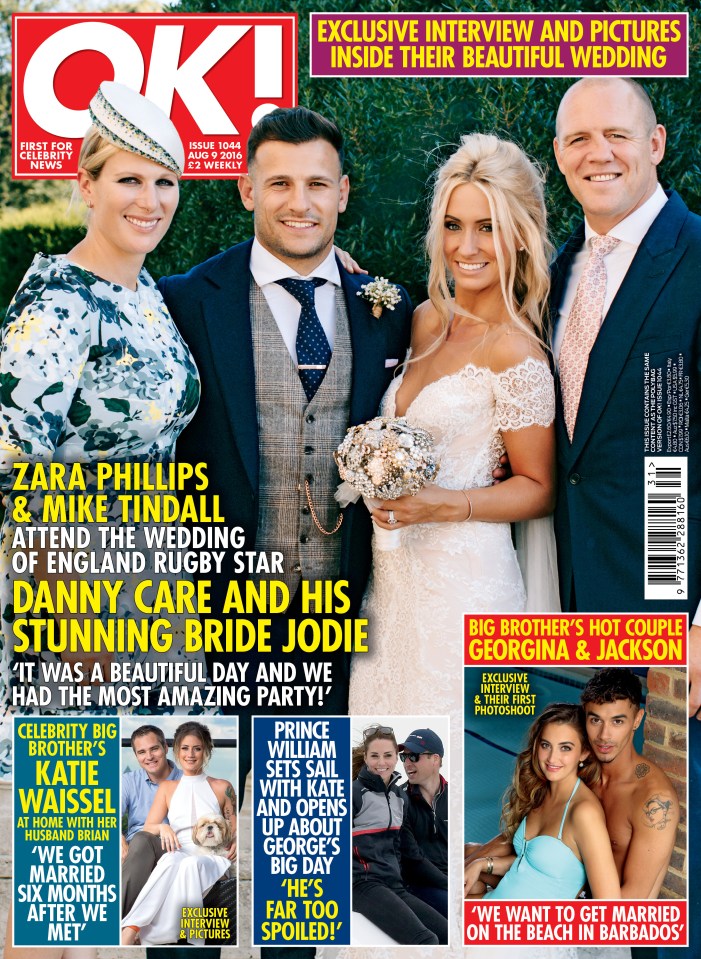 Jackson and Georgina told all in OK Magazine 