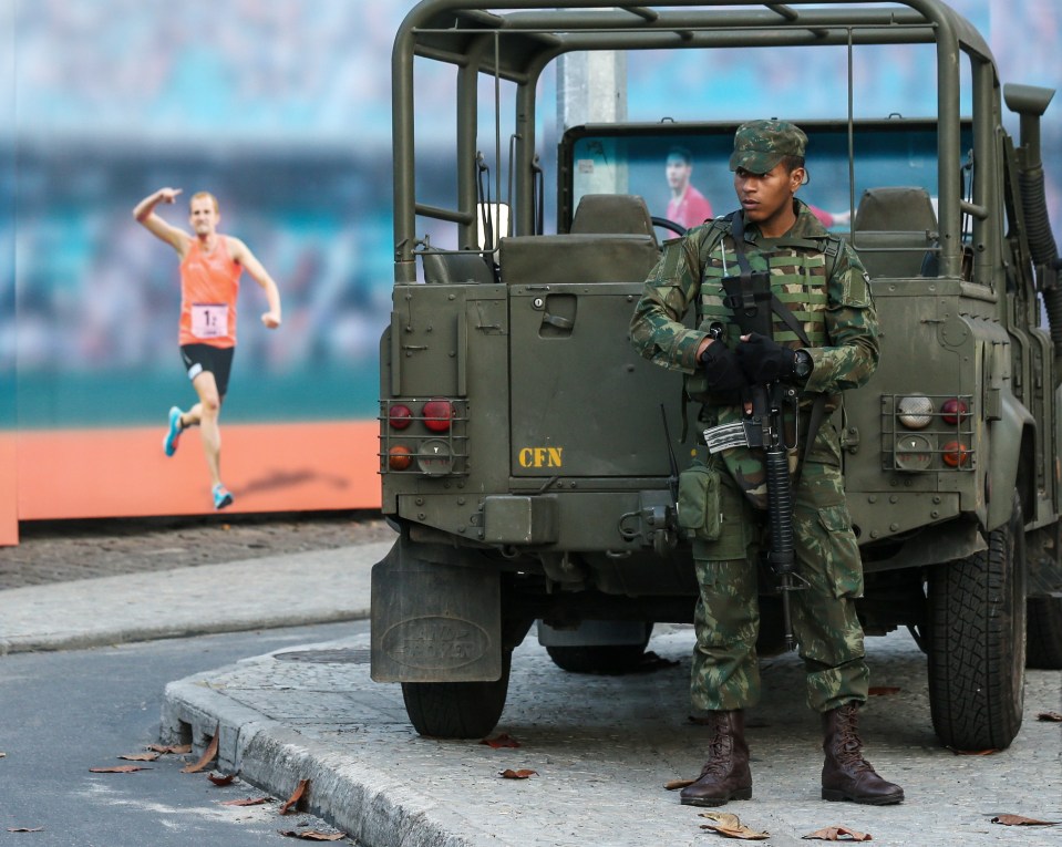 A specific threat was made to the Games via anonymous messaging app Telegram
