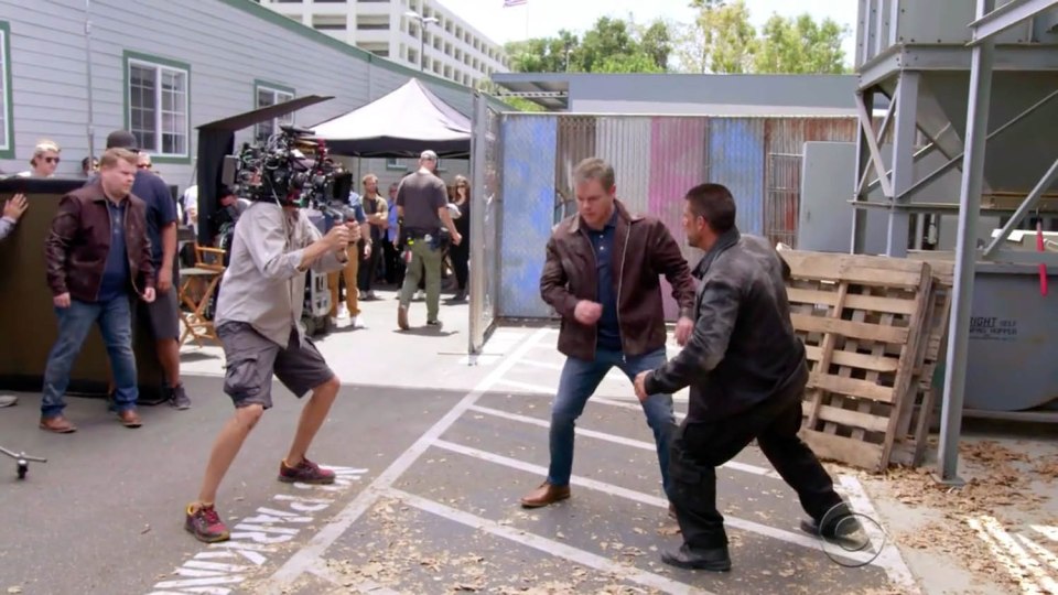 Moves to kill . . . Matt Damon proves he's still got the goods in the ring