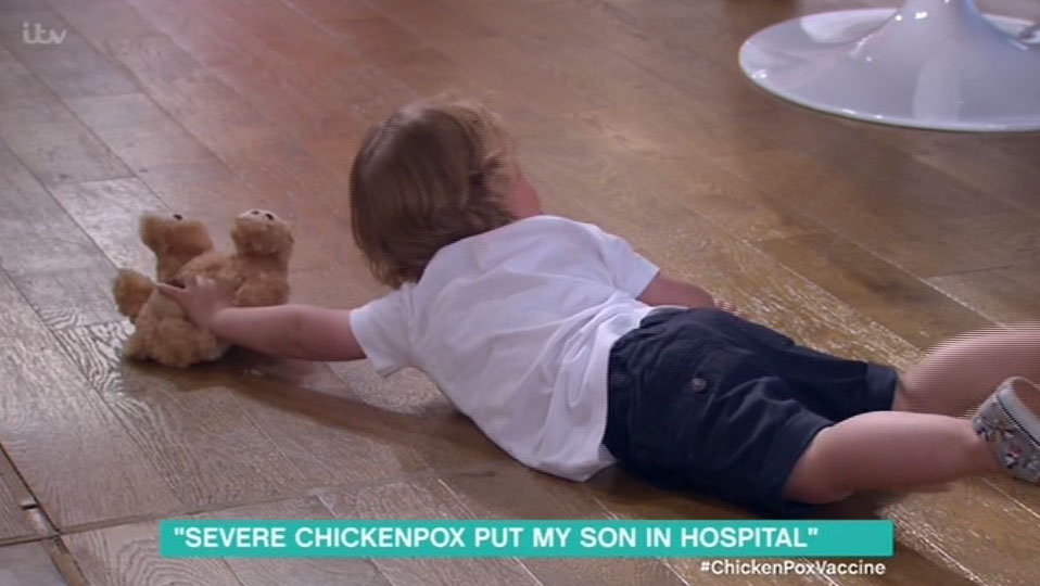 Jasper slides across the studio floor