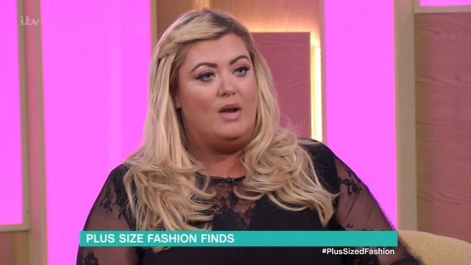 Gemma Collins spoke about plus sized fashion on This Morning 
