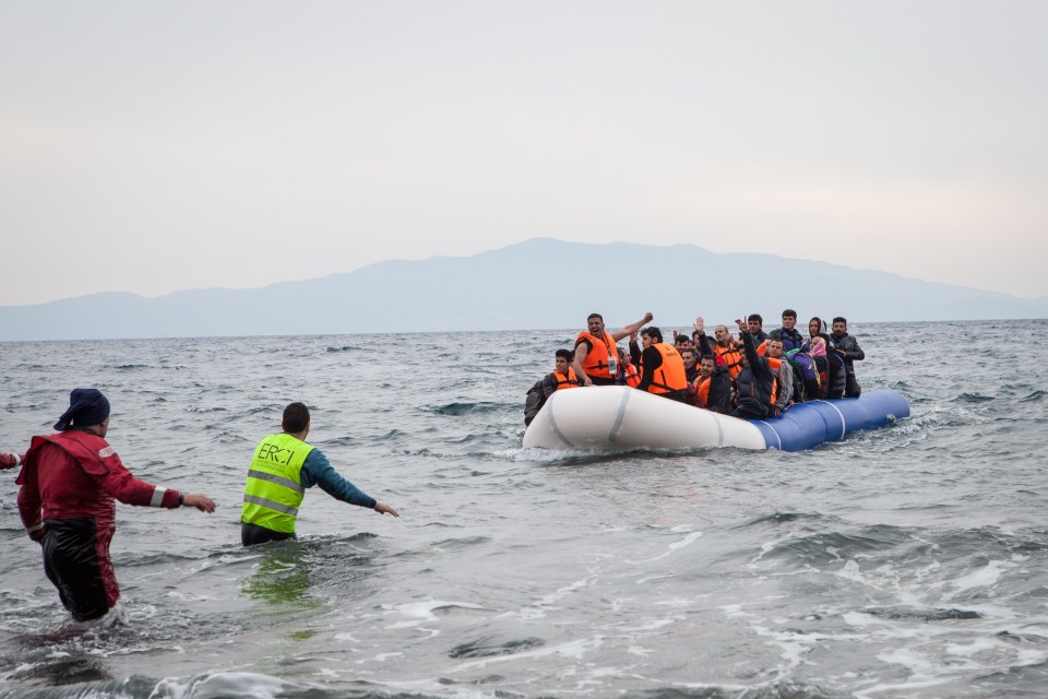Refugees in Lesbos