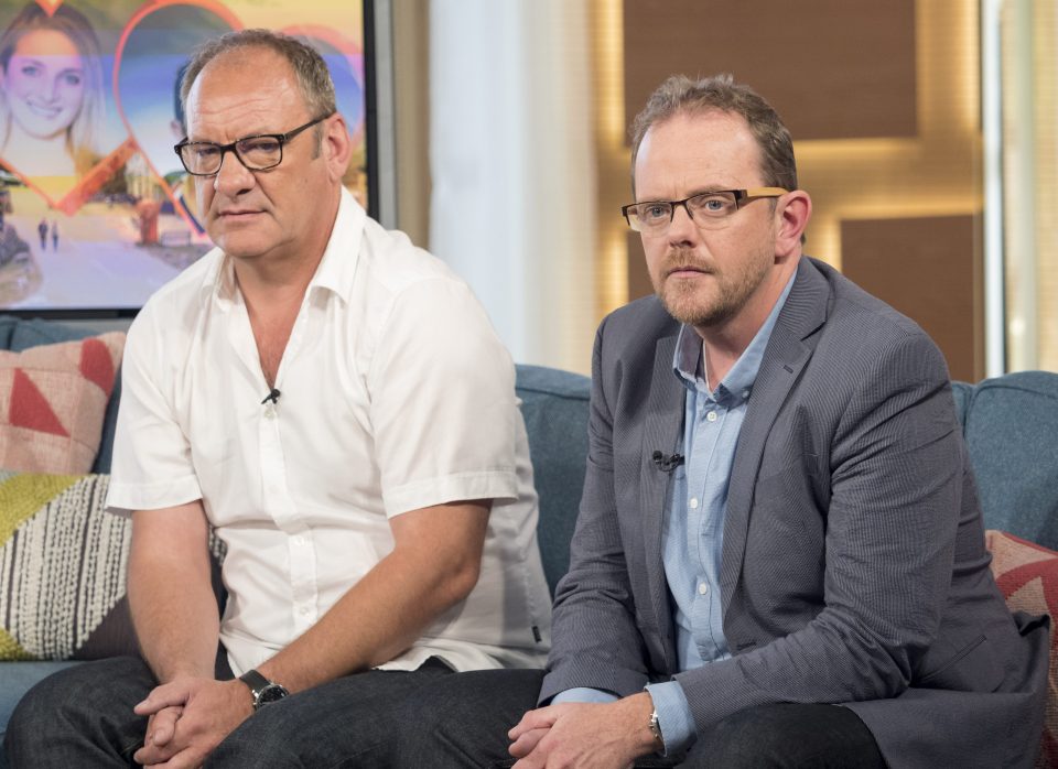 The actors enjoyed ribbing their soap rivals on This Morning 